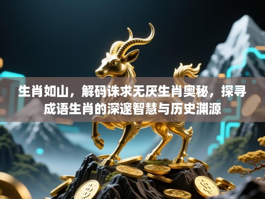 生肖如山,解码诛求无厌生肖奥秘,探寻成语生肖的深邃智慧与历史渊源 生肖如山,解码诛求无厌生肖奥秘,探寻成语生肖的深邃智慧与历史渊源