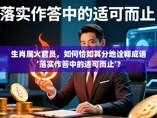 生肖属火官员，如何恰如其分地诠释成语‘落实作答中的适可而止’？