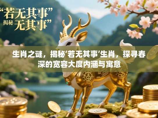 生肖之谜,揭秘‘若无其事’生肖,探寻春深的宽容大度内涵与寓意 生肖之谜,揭秘‘若无其事’生肖,探寻春深的宽容大度内涵与寓意