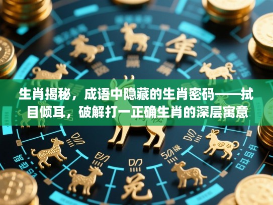 生肖揭秘,成语中隐藏的生肖密码——拭目倾耳,破解打一正确生肖的深层寓意 生肖揭秘,成语中隐藏的生肖密码——拭目倾耳,破解打一正确生肖的深层寓意