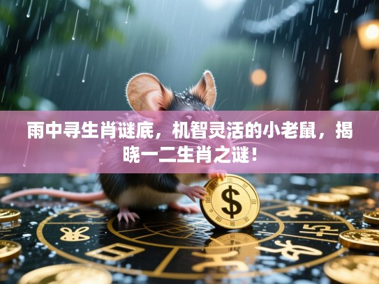 雨中寻生肖谜底，机智灵活的小老鼠，揭晓一二生肖之谜！