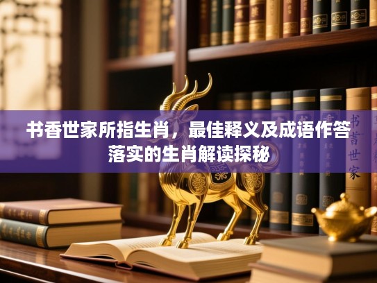 书香世家所指生肖,最佳释义及成语作答落实的生肖解读探秘 书香世家所指生肖,最佳释义及成语作答落实的生肖解读探秘