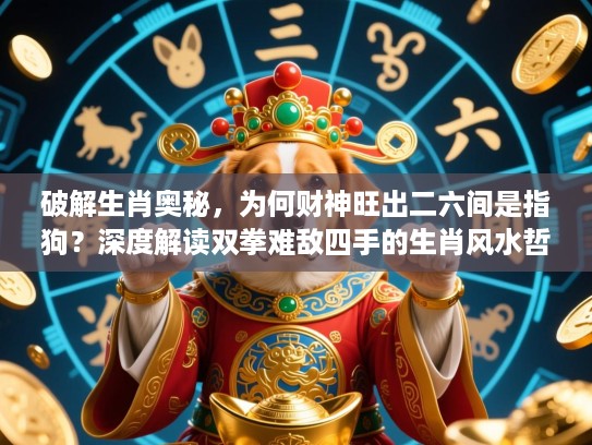 破解生肖奥秘,为何财神旺出二六间是指狗?深度解读双拳难敌四手的生肖风水哲学 破解生肖奥秘,为何财神旺出二六间是指狗?深度解读双拳难敌四手的生肖风水哲学