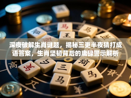 深夜破解生肖谜题,揭秘三更半夜猜打成语答案,生肖坚韧背后的庸碌警示解析 深夜破解生肖谜题,揭秘三更半夜猜打成语答案,生肖坚韧背后的庸碌警示解析