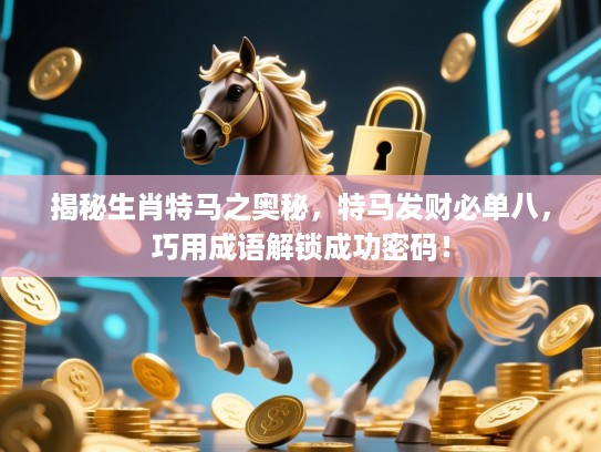 揭秘生肖特马之奥秘，特马发财必单八，巧用成语解锁成功密码！