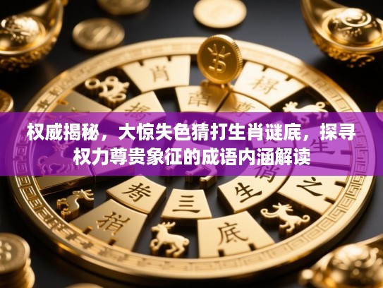 权威揭秘,大惊失色猜打生肖谜底,探寻权力尊贵象征的成语内涵解读 权威揭秘,大惊失色猜打生肖谜底,探寻权力尊贵象征的成语内涵解读