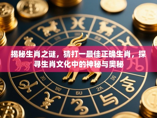 揭秘生肖之谜,猜打一最佳正确生肖,探寻生肖文化中的神秘与奥秘 揭秘生肖之谜,猜打一最佳正确生肖,探寻生肖文化中的神秘与奥秘