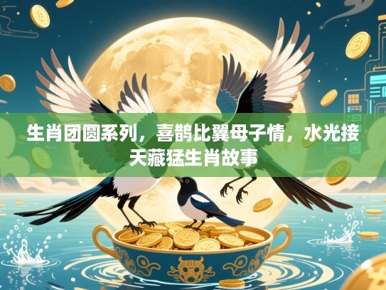 生肖团圆系列,喜鹊比翼母子情,水光接天藏猛生肖故事 生肖团圆系列,喜鹊比翼母子情,水光接天藏猛生肖故事