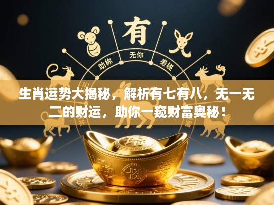 生肖运势大揭秘，解析有七有八，无一无二的财运，助你一窥财富奥秘！