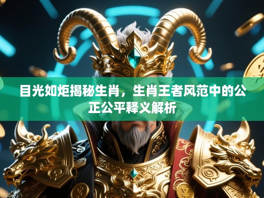 目光如炬揭秘生肖，生肖王者风范中的公正公平释义解析