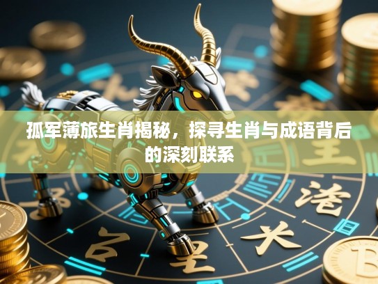 孤军薄旅生肖揭秘，探寻生肖与成语背后的深刻联系