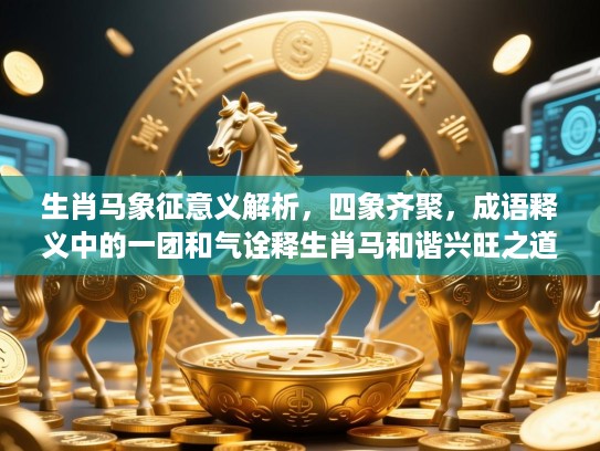生肖马象征意义解析，四象齐聚，成语释义中的一团和气诠释生肖马和谐兴旺之道