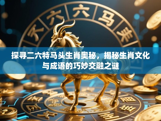 探寻二六特马头生肖奥秘,揭秘生肖文化与成语的巧妙交融之谜 探寻二六特马头生肖奥秘,揭秘生肖文化与成语的巧妙交融之谜