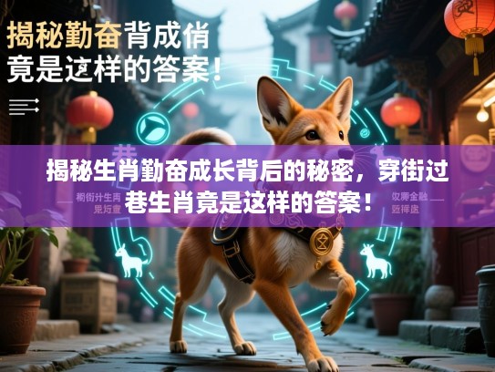 揭秘生肖勤奋成长背后的秘密，穿街过巷生肖竟是这样的答案！
