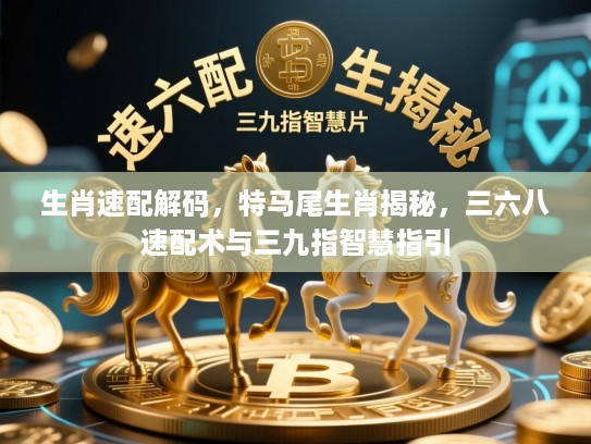 生肖速配解码,特马尾生肖揭秘,三六八速配术与三九指智慧指引 生肖速配解码,特马尾生肖揭秘,三六八速配术与三九指智慧指引