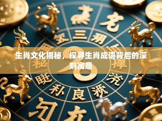 生肖文化揭秘，探寻生肖成语背后的深刻寓意