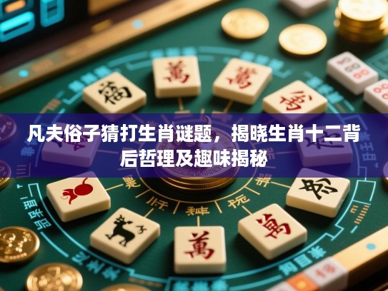 凡夫俗子猜打生肖谜题，揭晓生肖十二背后哲理及趣味揭秘