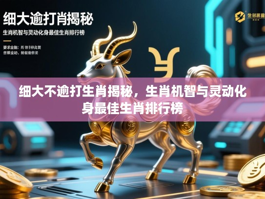 细大不逾打生肖揭秘,生肖机智与灵动化身最佳生肖排行榜 细大不逾打生肖揭秘,生肖机智与灵动化身最佳生肖排行榜