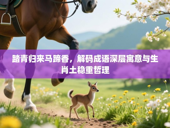 踏青归来马蹄香，解码成语深层寓意与生肖土稳重哲理
