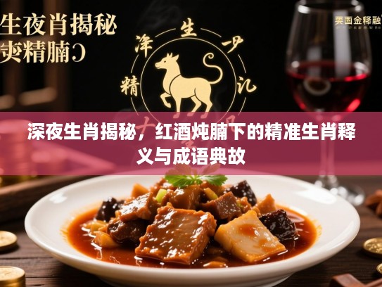 深夜生肖揭秘，红酒炖腩下的精准生肖释义与成语典故