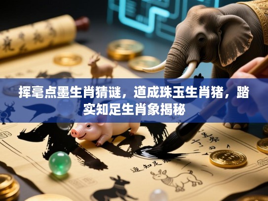 挥毫点墨生肖猜谜，道成珠玉生肖猪，踏实知足生肖象揭秘