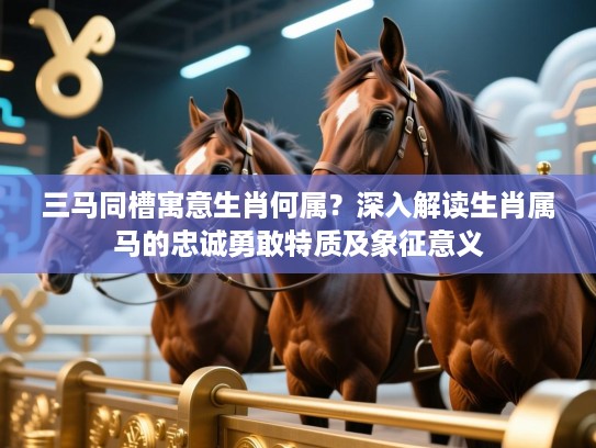 三马同槽寓意生肖何属？深入解读生肖属马的忠诚勇敢特质及象征意义