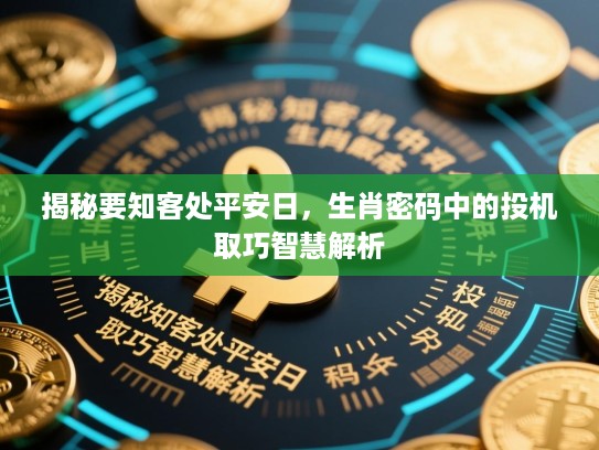 揭秘要知客处平安日，生肖密码中的投机取巧智慧解析