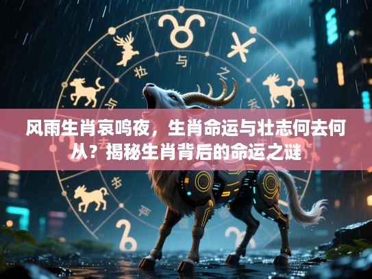 风雨生肖哀鸣夜，生肖命运与壮志何去何从？揭秘生肖背后的命运之谜