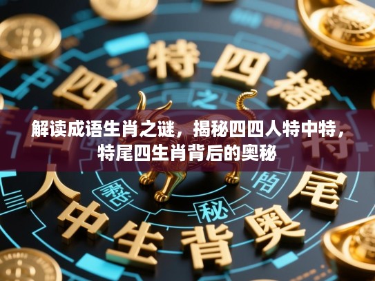 解读成语生肖之谜，揭秘四四人特中特，特尾四生肖背后的奥秘