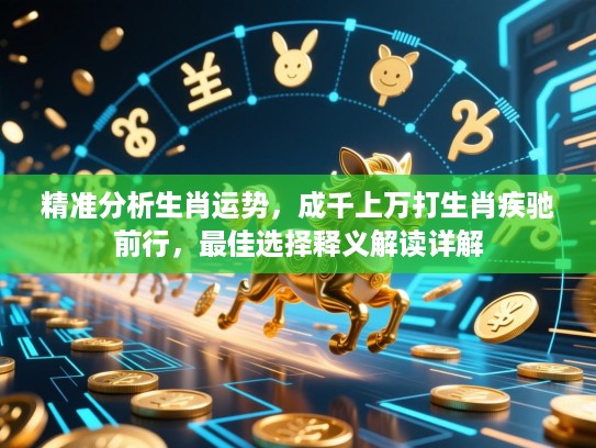 精准分析生肖运势，成千上万打生肖疾驰前行，最佳选择释义解读详解
