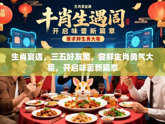 生肖宴遇，三五好友聚，尝鲜生肖勇气大菜，开启味蕾新篇章