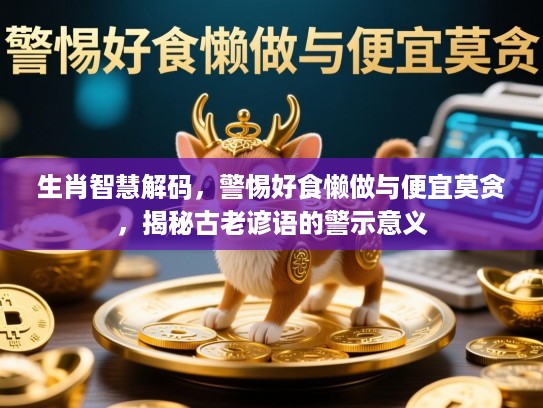 生肖智慧解码，警惕好食懒做与便宜莫贪，揭秘古老谚语的警示意义
