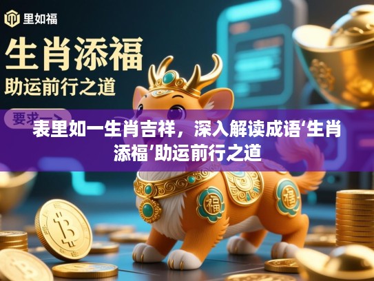 表里如一生肖吉祥，深入解读成语‘生肖添福’助运前行之道