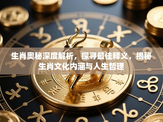 生肖奥秘深度解析，探寻最佳释义，揭秘生肖文化内涵与人生哲理