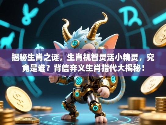 揭秘生肖之谜，生肖机智灵活小精灵，究竟是谁？背信弃义生肖指代大揭秘！
