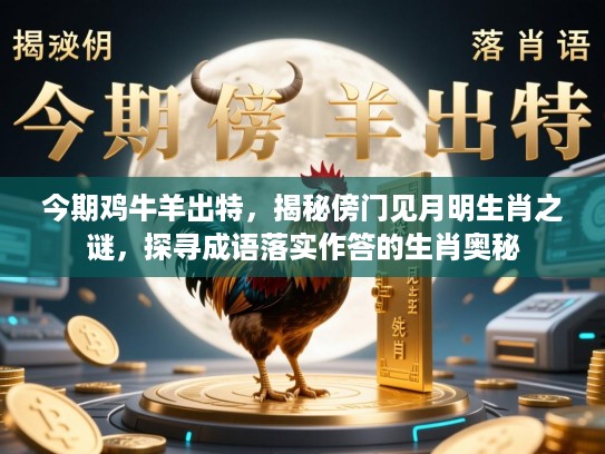 今期鸡牛羊出特，揭秘傍门见月明生肖之谜，探寻成语落实作答的生肖奥秘