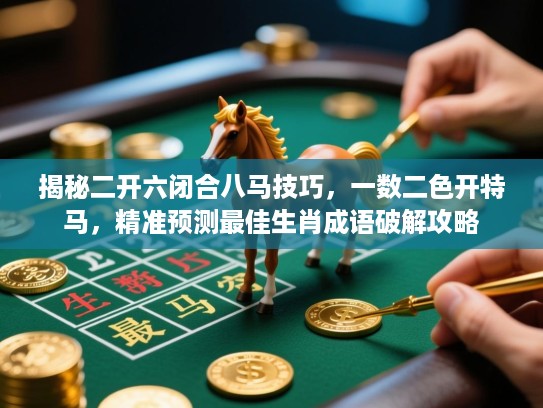 揭秘二开六闭合八马技巧，一数二色开特马，精准预测最佳生肖成语破解攻略
