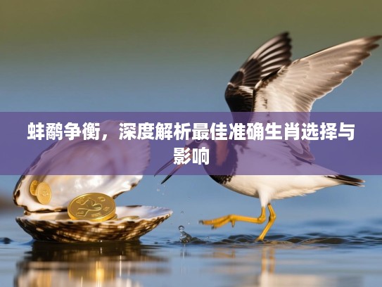 蚌鹬争衡，深度解析最佳准确生肖选择与影响
