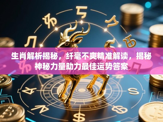 生肖解析揭秘，纤毫不爽精准解读，揭秘神秘力量助力最佳运势答案
