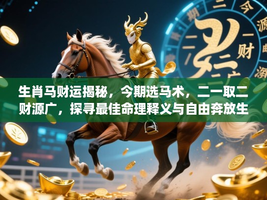 生肖马财运揭秘，今期选马术，二一取二财源广，探寻最佳命理释义与自由奔放生肖特质