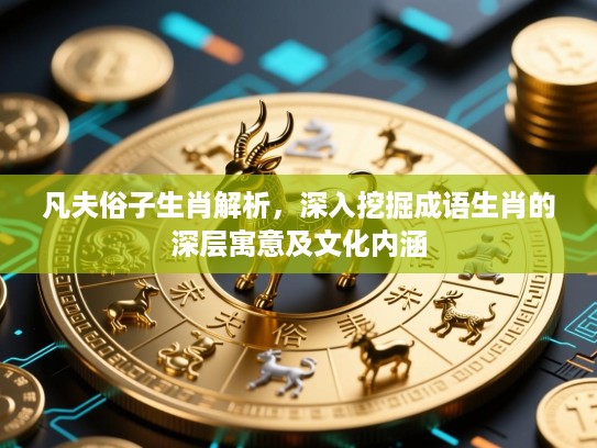 凡夫俗子生肖解析,深入挖掘成语生肖的深层寓意及文化内涵 凡夫俗子生肖解析,深入挖掘成语生肖的深层寓意及文化内涵