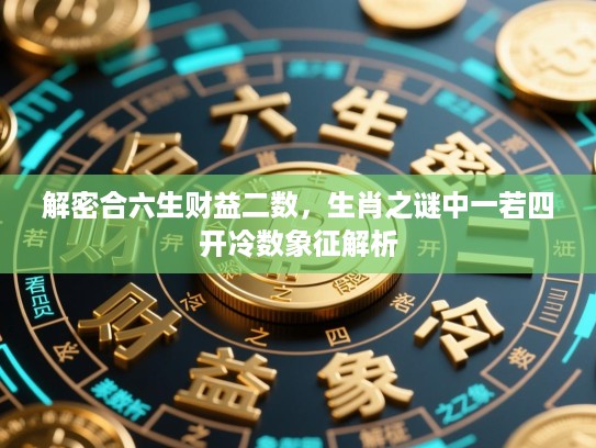 解密合六生财益二数,生肖之谜中一若四开冷数象征解析 解密合六生财益二数,生肖之谜中一若四开冷数象征解析