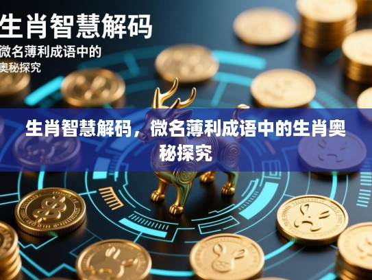 生肖智慧解码,微名薄利成语中的生肖奥秘探究 生肖智慧解码,微名薄利成语中的生肖奥秘探究