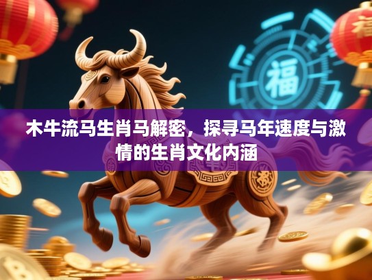 木牛流马生肖马解密，探寻马年速度与激情的生肖文化内涵
