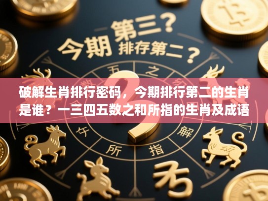 破解生肖排行密码，今期排行第二的生肖是谁？一三四五数之和所指的生肖及成语答案深度解析！