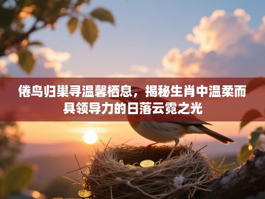 倦鸟归巢寻温馨栖息,揭秘生肖中温柔而具领导力的日落云霓之光 倦鸟归巢寻温馨栖息,揭秘生肖中温柔而具领导力的日落云霓之光