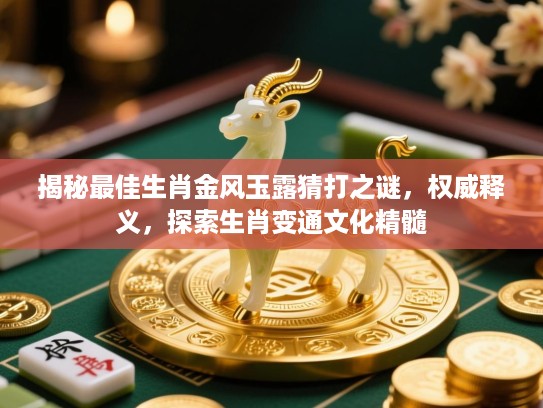 揭秘最佳生肖金风玉露猜打之谜，权威释义，探索生肖变通文化精髓