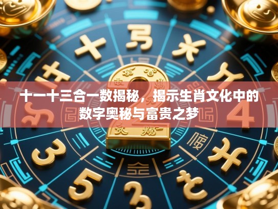 十一十三合一数揭秘，揭示生肖文化中的数字奥秘与富贵之梦
