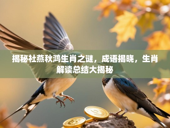 揭秘社燕秋鸿生肖之谜，成语揭晓，生肖解读总结大揭秘
