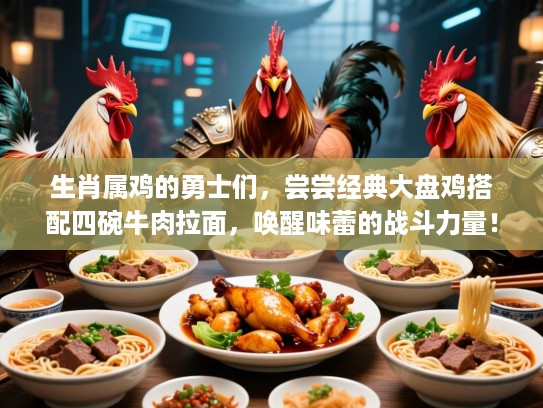 生肖属鸡的勇士们，尝尝经典大盘鸡搭配四碗牛肉拉面，唤醒味蕾的战斗力量！